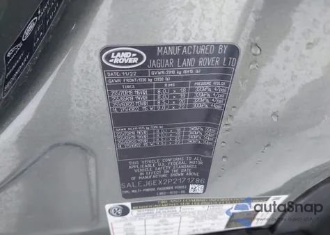 2023 Land Rover Defender 90 S from USA, damaged, VIN SALEJ6EX2P2171786